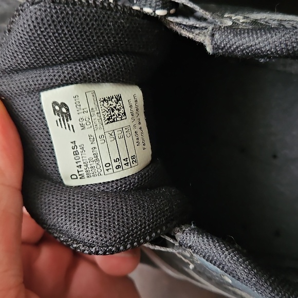 New Balance Men’s 410 Black Size 10 - Picture 4 of 5